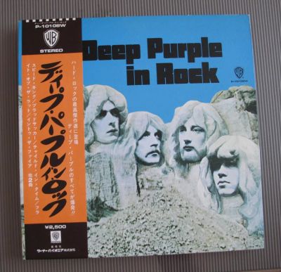 Лот: 10974857. Фото: 1. Deep Purple " In Rock" 1971 год... Аудиозаписи