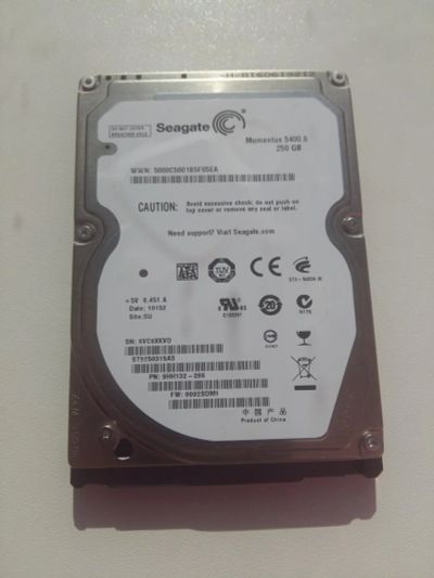 Лот: 9431277. Фото: 1. Жесткий диск Seagate 250 Gb. Жёсткие диски