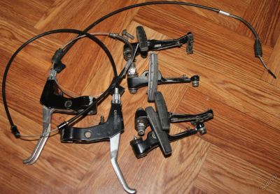 Лот: 5667413. Фото: 1. комплект тормозов Shimano br-m430... Запчасти
