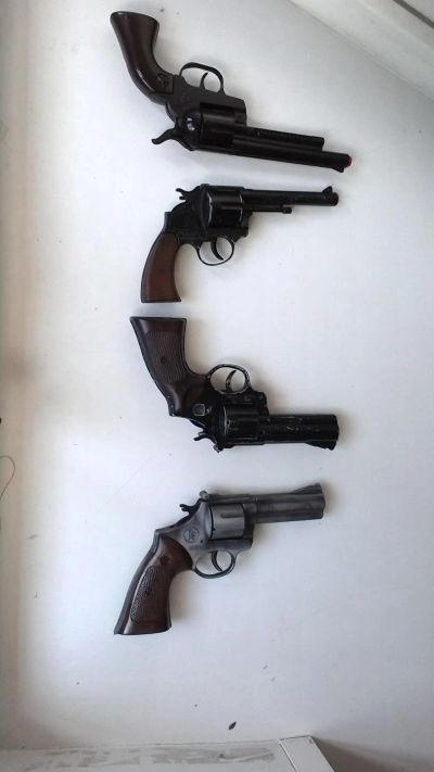 Лот: 7511880. Фото: 1. Пистолет под пистоны. Военная тема