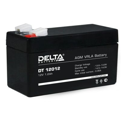 Лот: 9904511. Фото: 1. аккумулятор delta DT12012 (12V1... Аккумуляторы