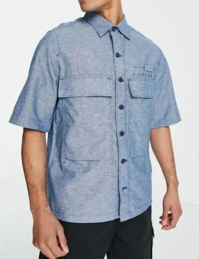 Лот: 21253334. Фото: 1. Мужская рубашка G-Star RAW Pocketony... Рубашки, водолазки