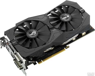 Лот: 12700034. Фото: 1. Видеокарта Asus PCI-E STRIX-GTX1050TI-O4G-GAMiNG... Видеокарты