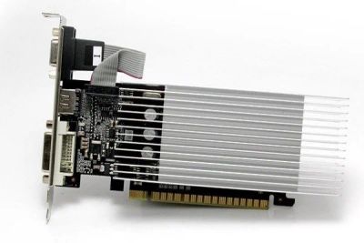 Лот: 17211419. Фото: 1. Видеокарта GeForce GT 610 1Gb. Видеокарты