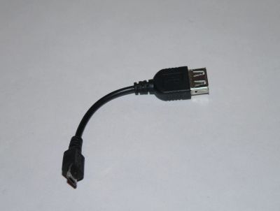Лот: 5306714. Фото: 1. Переходник microUSB - USB 12 см... Шлейфы, кабели, переходники