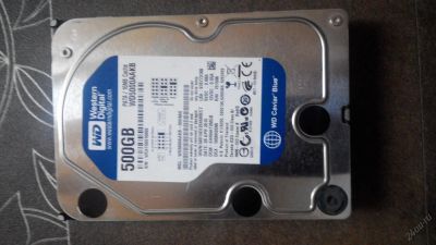 Лот: 5961083. Фото: 1. HDD WD 500Gb PATA. Жёсткие диски (HDD)