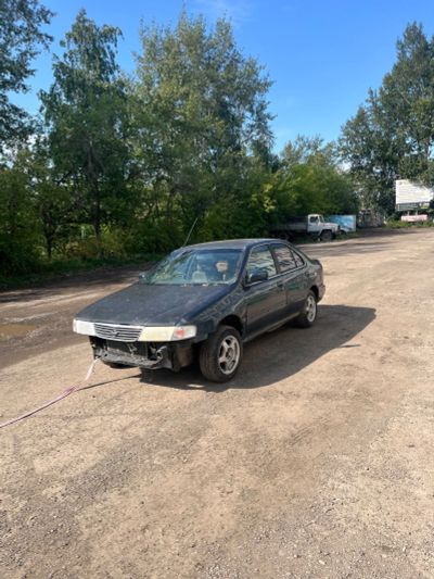 Лот: 25313513. Фото: 1. Nissan sunny b14 разбор. Двигатель и элементы двигателя
