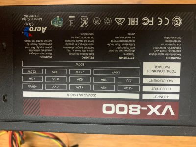 Лот: 21573438. Фото: 1. Блок питания AeroCool VX-800. Корпуса, блоки питания