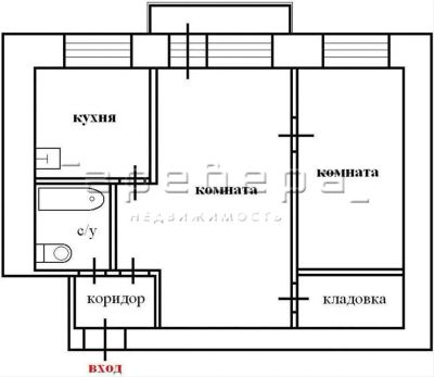 Лот: 13604736. Фото: 1. 2-комнатная квартира на ул. Борьбы... Квартиры, студии