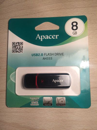 Лот: 10228985. Фото: 1. Флеш-накопитель USB 8GB Apacer... USB-флеш карты