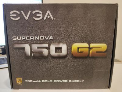 Лот: 21421655. Фото: 1. Блок питания EVGA 750W SuperNOVA... Корпуса, блоки питания