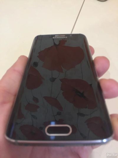 Лот: 9182494. Фото: 1. Samsung Galaxy S6 Edge 32Gb Black... Смартфоны