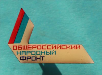 Лот: 7065679. Фото: 1. Значок: партия Общероссийский... Сувенирные