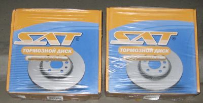 Лот: 22844835. Фото: 1. Диск тормозной передний комплект. Тормозная система