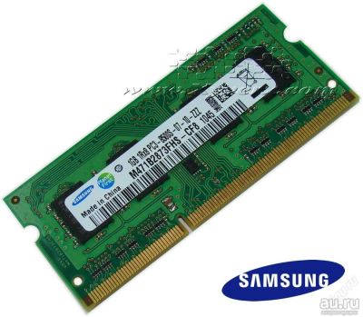 Лот: 13353467. Фото: 1. Память so-dimm ddr3 1gb samsung... Оперативная память