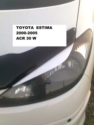 Лот: 4417101. Фото: 1. Реснички на фары Toyota Estima... Детали тюнинга