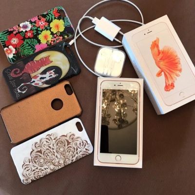 Лот: 9481281. Фото: 1. Apple iPhone 6s Plus 128 ГБ "розовое... Смартфоны