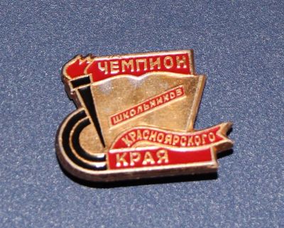 Лот: 3058895. Фото: 1. Чемпион школьников красноярского... Памятные медали