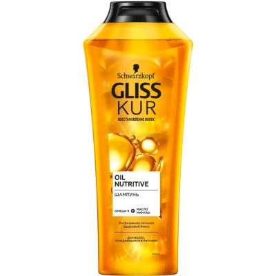 Лот: 24845296. Фото: 1. Шампунь Gliss Kur, Oil Nutritive... Уход за волосами 
