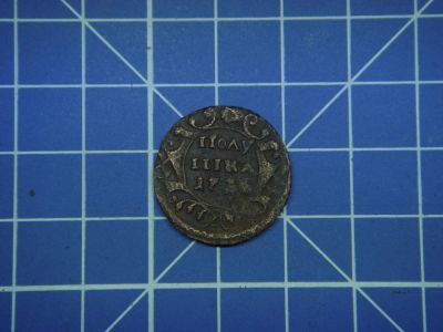 Лот: 11239437. Фото: 1. полушка 1736 г. Россия до 1917 года