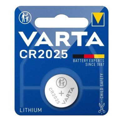 Лот: 24991979. Фото: 1. Батарейки CR2025 Varta. Батарейки, аккумуляторы, элементы питания