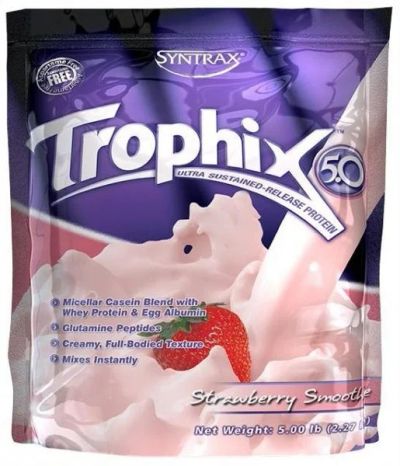 Лот: 6353489. Фото: 1. Trophix (Syntrax) 2270 g Клубника... Фитнес, аэробика и гимнастика