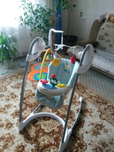 Лот: 4561124. Фото: 1. Babyton ( Электронная качеля ). Ходунки, прыгунки, качели