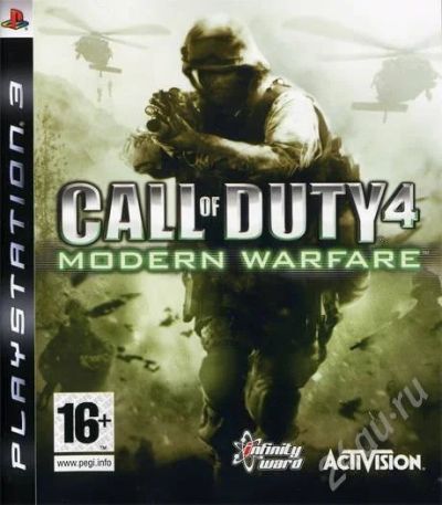 Лот: 380765. Фото: 1. CALL OF DUTY 4: Modern Warfare... Игры для консолей