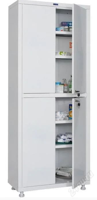 Лот: 3368142. Фото: 1. Медицинский шкаф MED 2 1670/SS. Сейфы, металлические шкафы