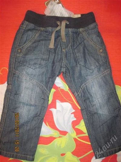 Лот: 796954. Фото: 1. Новые джинсы ZARA 12-18 мес. Другое (дети растут)
