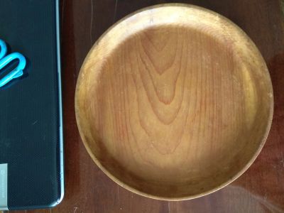 Лот: 20177615. Фото: 1. Блюдо деревянное, тарелка. Предметы сервировки
