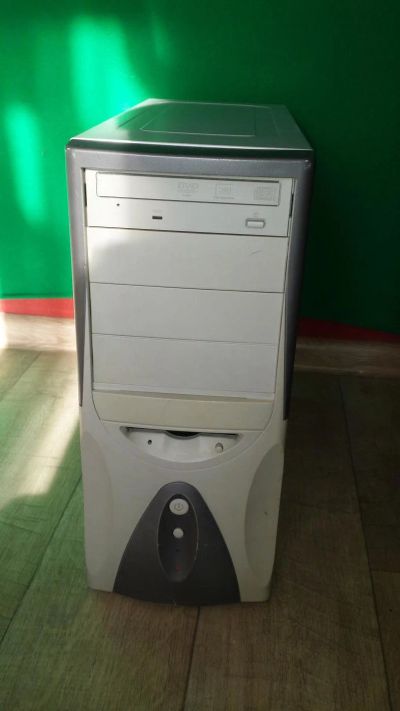 Лот: 11156620. Фото: 1. Корпус для пк + DVD привод. Корпуса, блоки питания