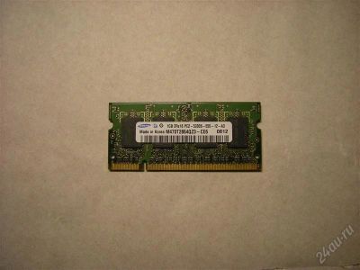 Лот: 1615731. Фото: 1. Память SODIMM Samsung PC2-5300S... Оперативная память