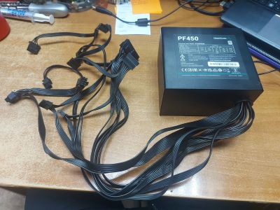 Лот: 25655402. Фото: 1. Блок питания DeepCool PF450, 450Вт... Корпуса, блоки питания