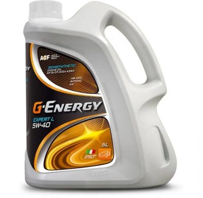Лот: 20345073. Фото: 1. G-Energy EXPERT L 5W40 (5л) п... Масла, жидкости