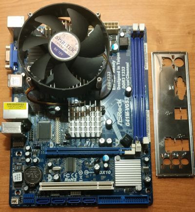 Лот: 17290301. Фото: 1. Материнская плата ASRock G41-VGS3. Материнские платы