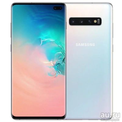Лот: 13685719. Фото: 1. Samsung Galaxy S10+ 8/128gb Перламутр... Смартфоны