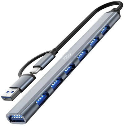 Лот: 25010293. Фото: 1. USB_Хаб 7xUSB_3.0 Digma DHUB-7USB-AC-3... USB хабы