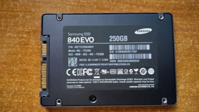 Лот: 15398177. Фото: 1. SSD Samsung 840EVO. SSD-накопители