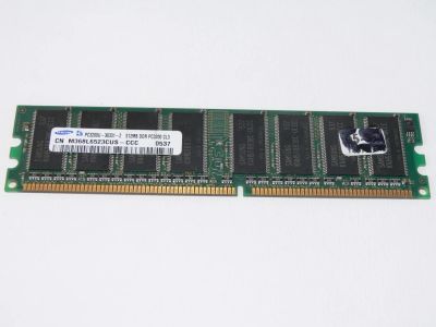 Лот: 5647692. Фото: 1. DIMM DDR 512Mb Samsung M368L6523CUS-CCC... Оперативная память