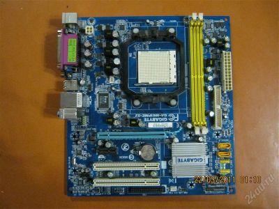 Лот: 849788. Фото: 1. Материнская плата Gigabyte GA-M61PME-S2. Материнские платы