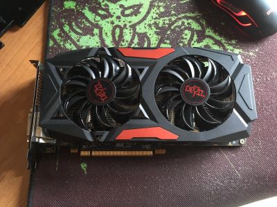 Лот: 17469006. Фото: 1. Видеокарта Rx470 4gb Red devil. Видеокарты