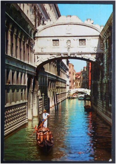 Лот: 7732986. Фото: 1. Открытка Венеция. Мост вздохов... Открытки, конверты