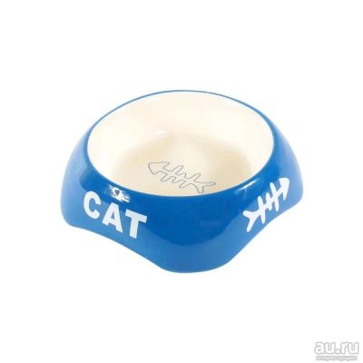 Лот: 10406459. Фото: 1. Миска trixie для кошки рыбья кость... Миски, лотки, наполнители