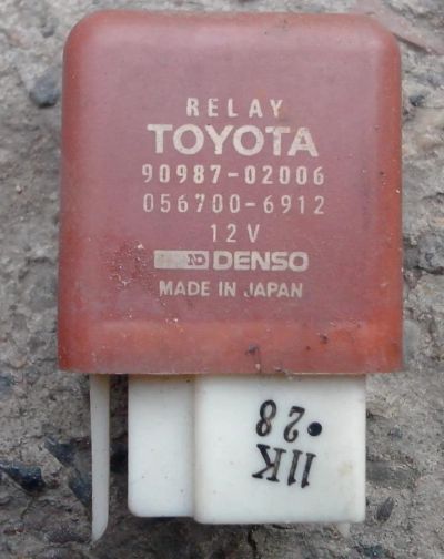 Лот: 6376602. Фото: 1. Реле 90987-02006 Toyota. Электрооборудование
