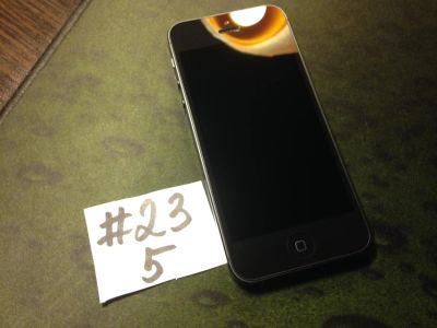 Лот: 4449900. Фото: 1. #23 Б/У iPhone 5 32GB черный -... Смартфоны