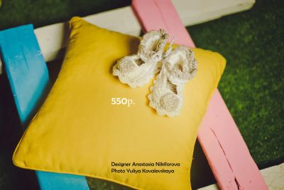 Лот: 4838811. Фото: 1. Вязаные пинетки ручной работы... Пинетки
