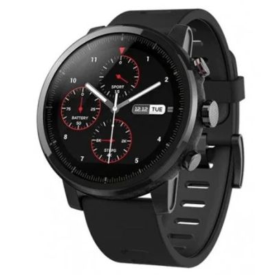 Лот: 16191988. Фото: 1. Умные часы Amazfit Stratos Black. Смарт-часы, фитнес-браслеты, аксессуары