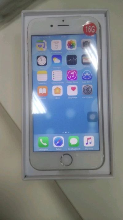 Лот: 12056233. Фото: 1. Apple iphone 6 16gb gold восстановленный... Смартфоны
