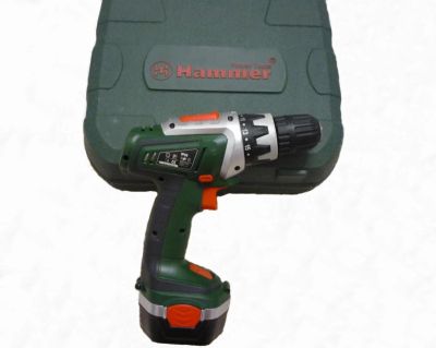 Лот: 11161510. Фото: 1. Шуруповерт аккумуляторный Hammer. Электроинструмент